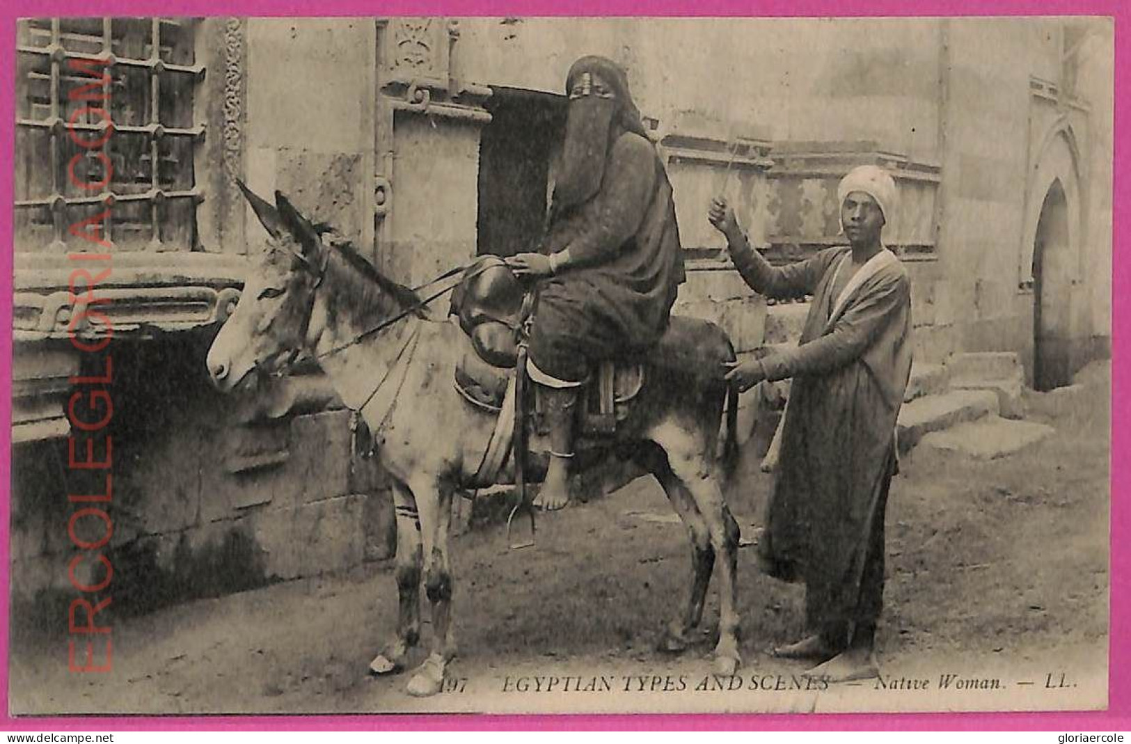 Ag2701 - EGYPT - VINTAGE POSTCARD  -  Ethnic - 1911 - Africa