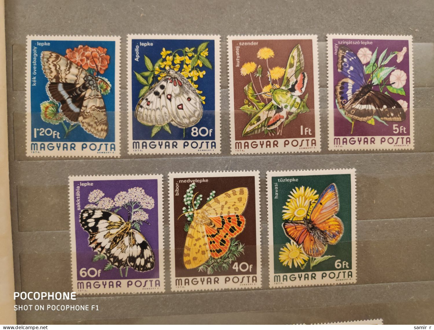 1974	Hungary	Butterflies (F91) - Neufs