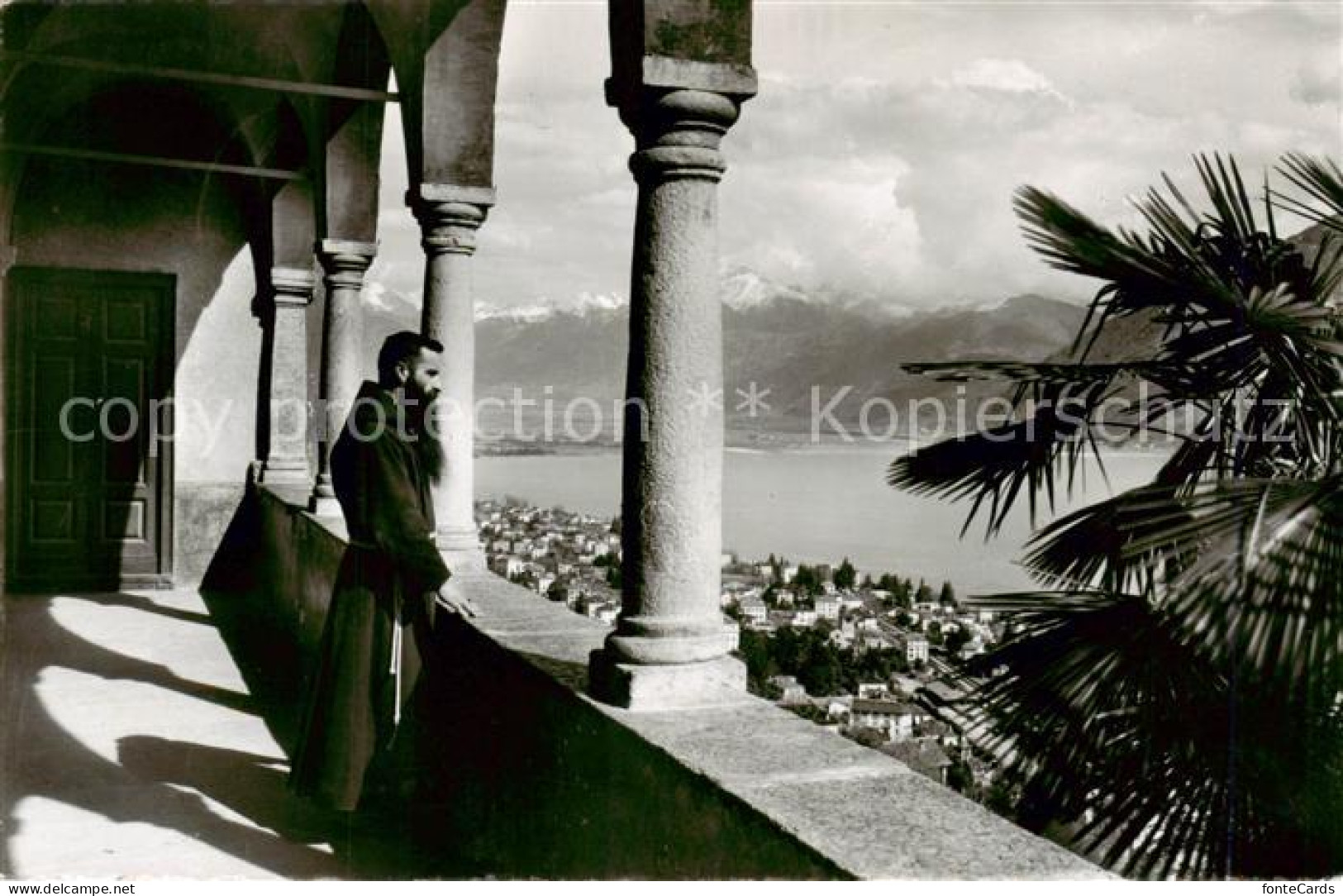 13828534 Locarno Lago Maggiore TI Visto Dal Santuario Madonna Del Sasso  - Autres & Non Classés