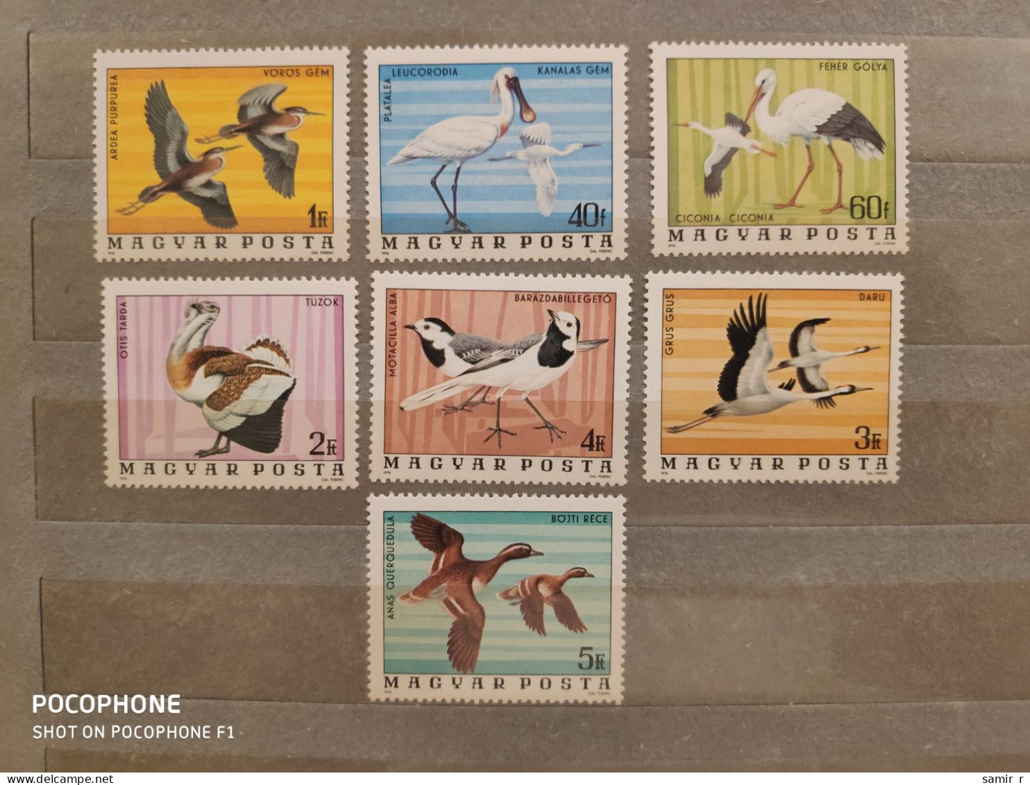 1976	Hungary	Birds (F91) - Unused Stamps