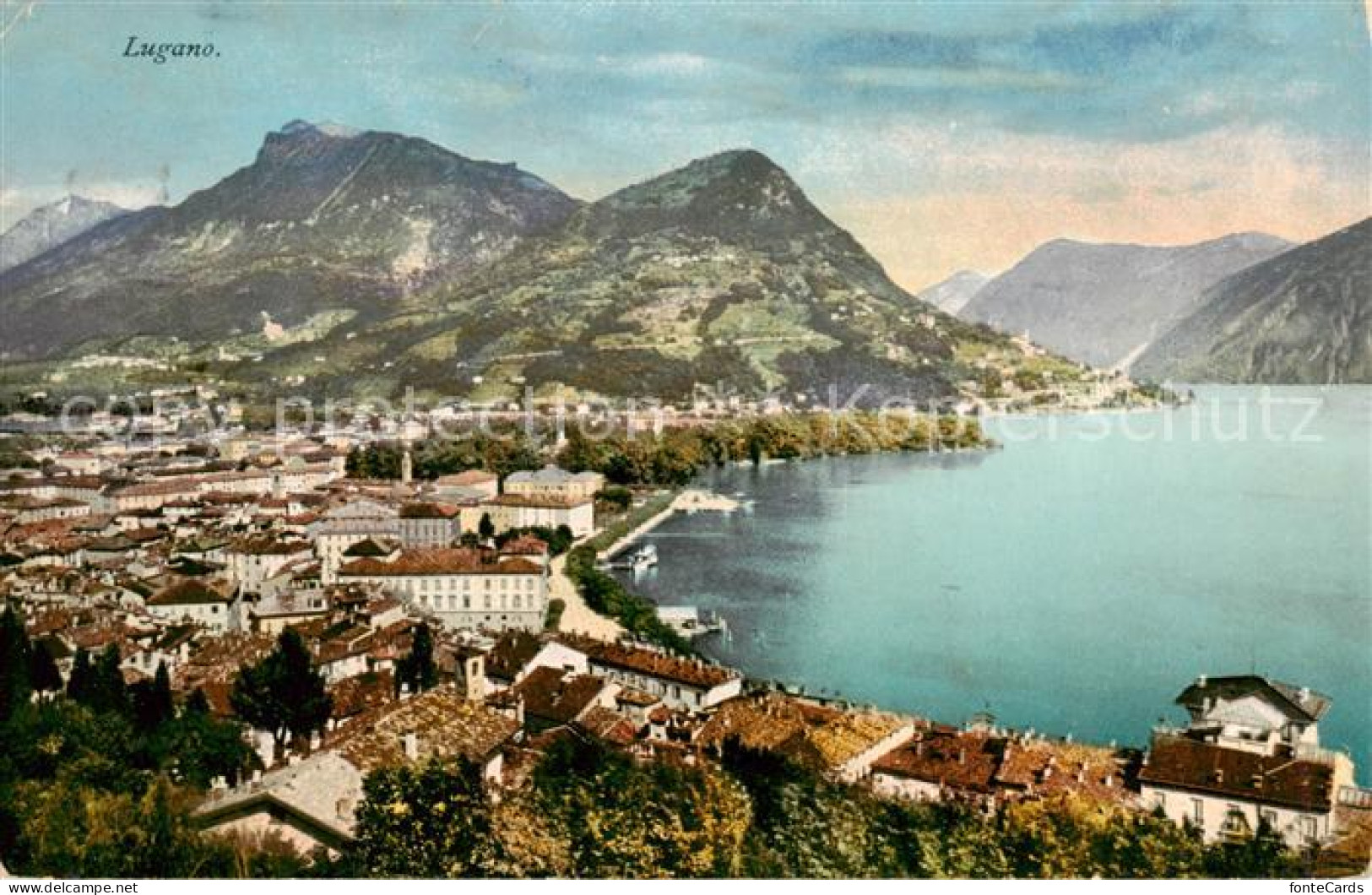 13828490 Lugano Lago Di Lugano TI Monte Bre E Monte Boglia  - Autres & Non Classés