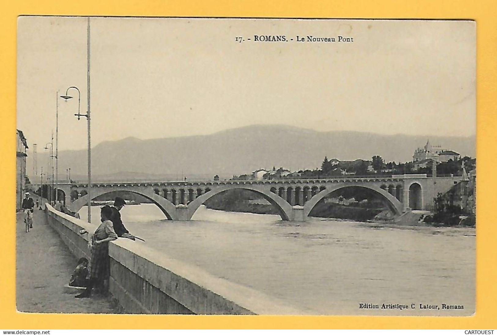 CPA ROMANS Sur ISERE Le Nouveau Pont - Peu Commune - Romans Sur Isere