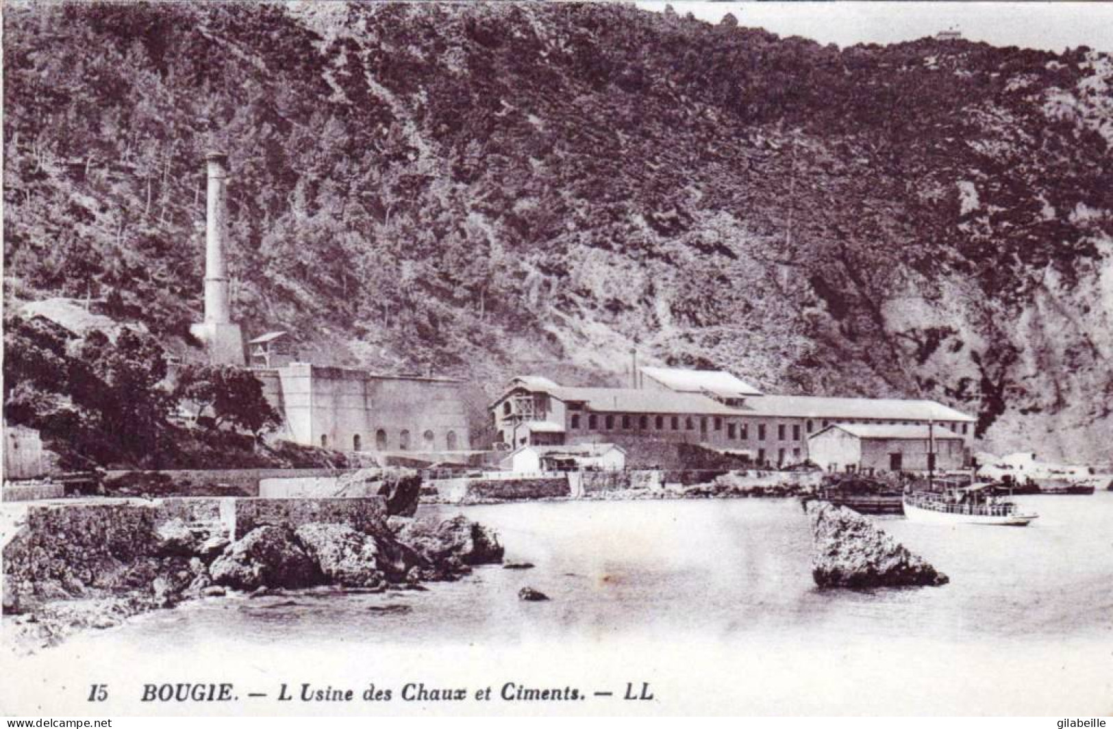 Algerie -  BOUGIE - BEJAIA -  L'usine Des Chaux Et Ciments - Bejaia (Bougie)