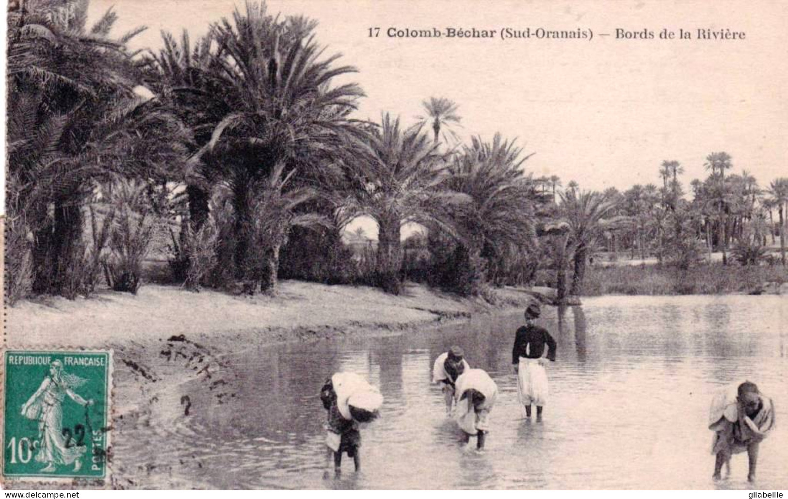 Algerie -   COLOMB BECHAR ( Sud Oranais ) - Bords De La Riviere - Bechar (Colomb Béchar)