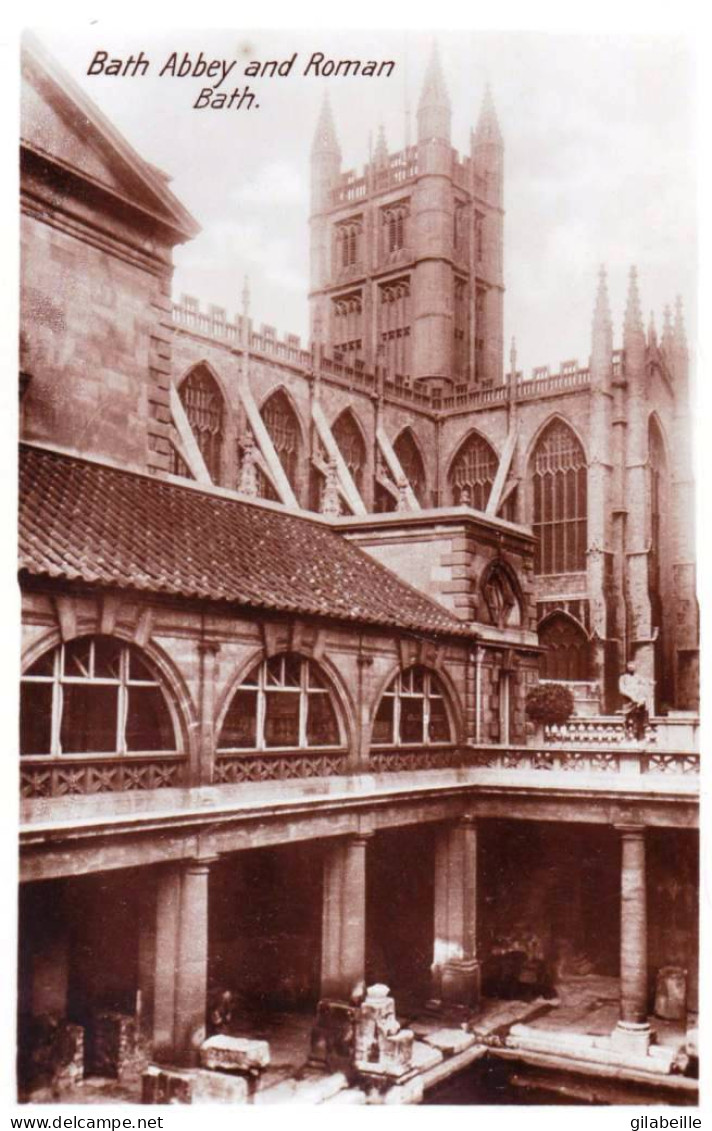 U.K  - Somerset -  BATH - Abbey And Roman Bath - Bath