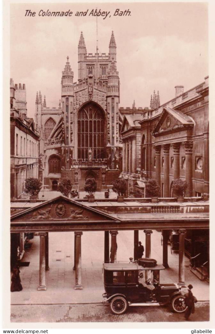 U.K  - Somerset -  BATH - The Colonnade And Abbey  - Bath