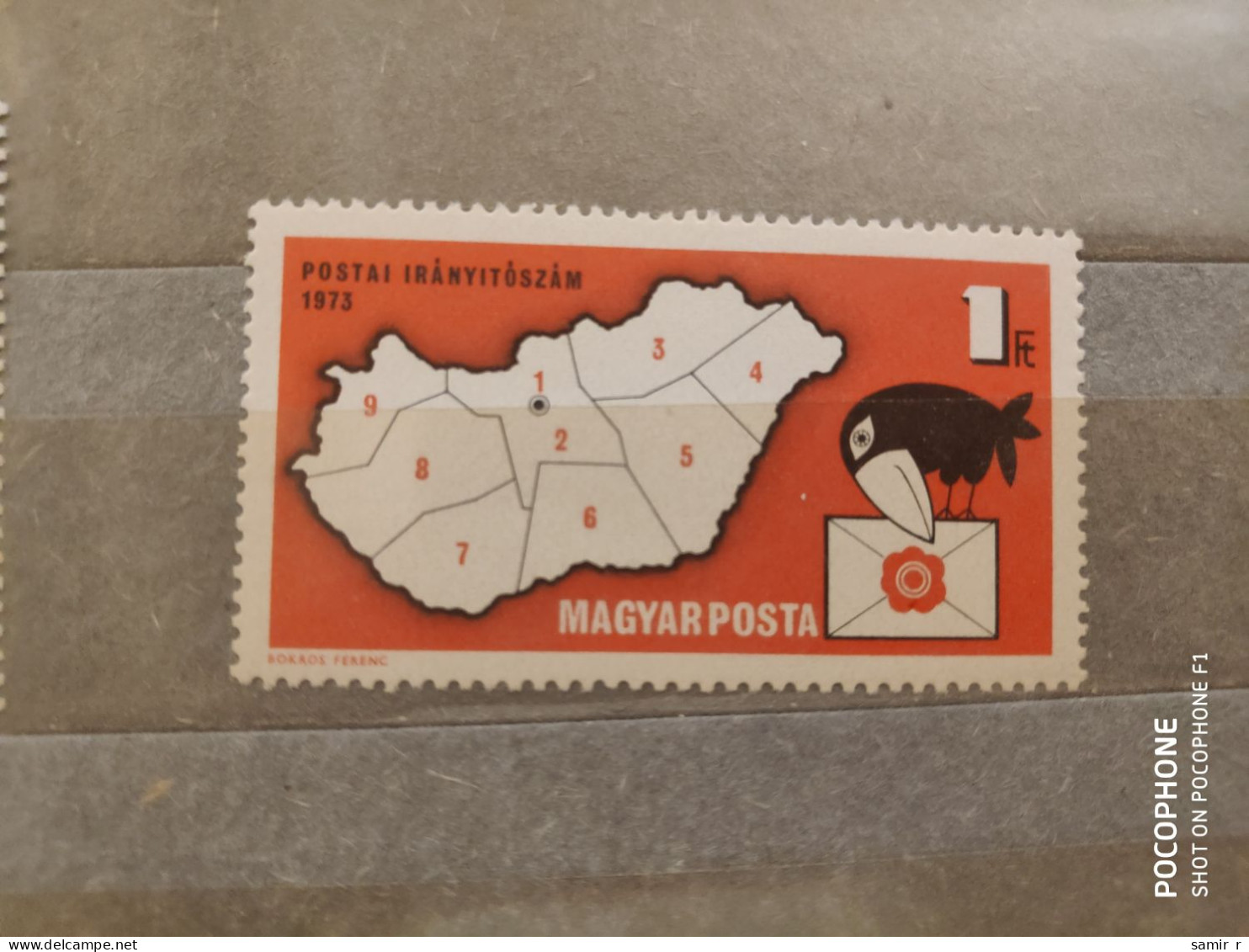 1973	Hungary	Postal Code System (F91) - Ongebruikt