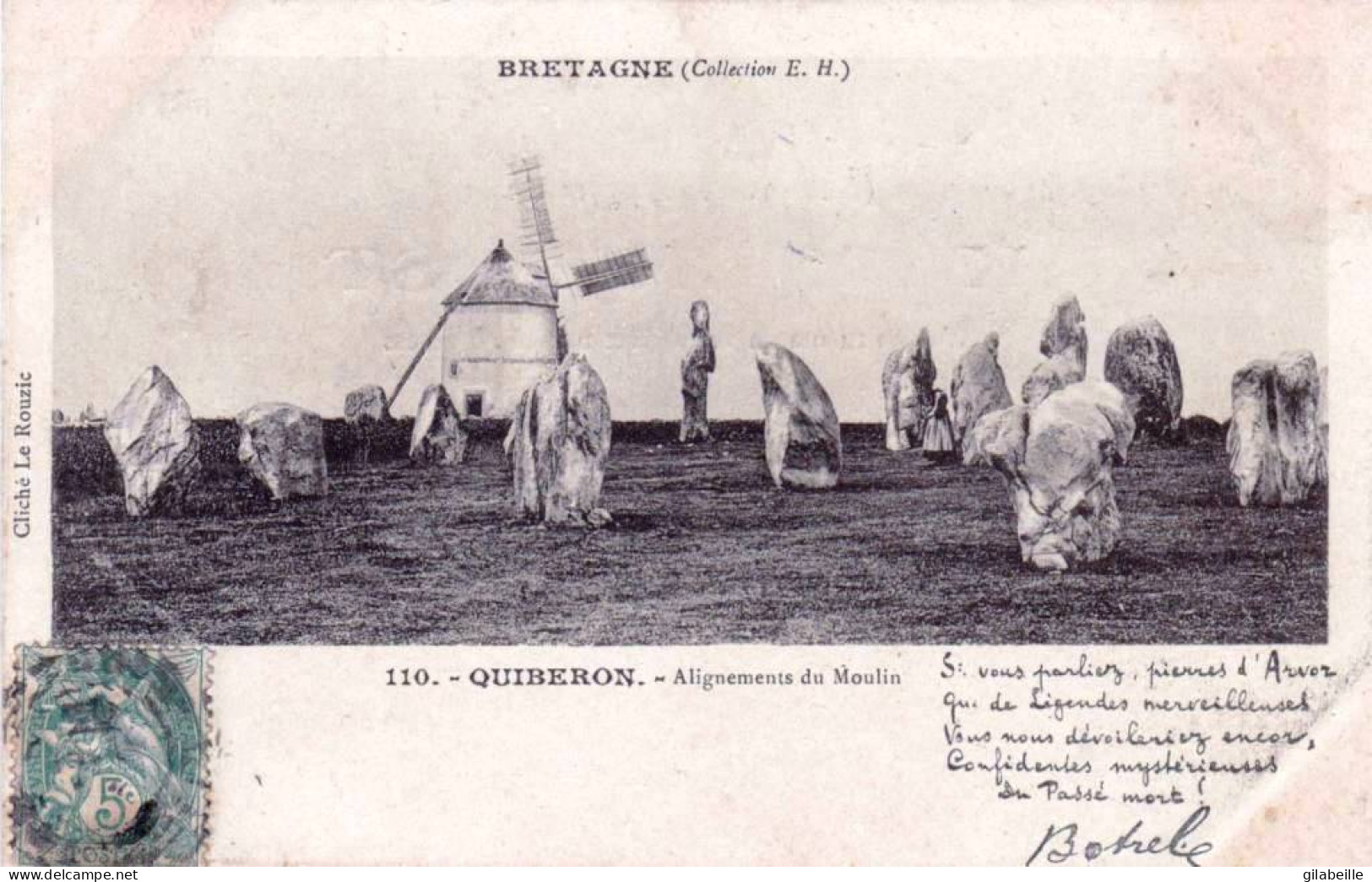 56 - Morbihan -  QUIBERON - Alignement Des Menhirs Du Moulin - Quiberon