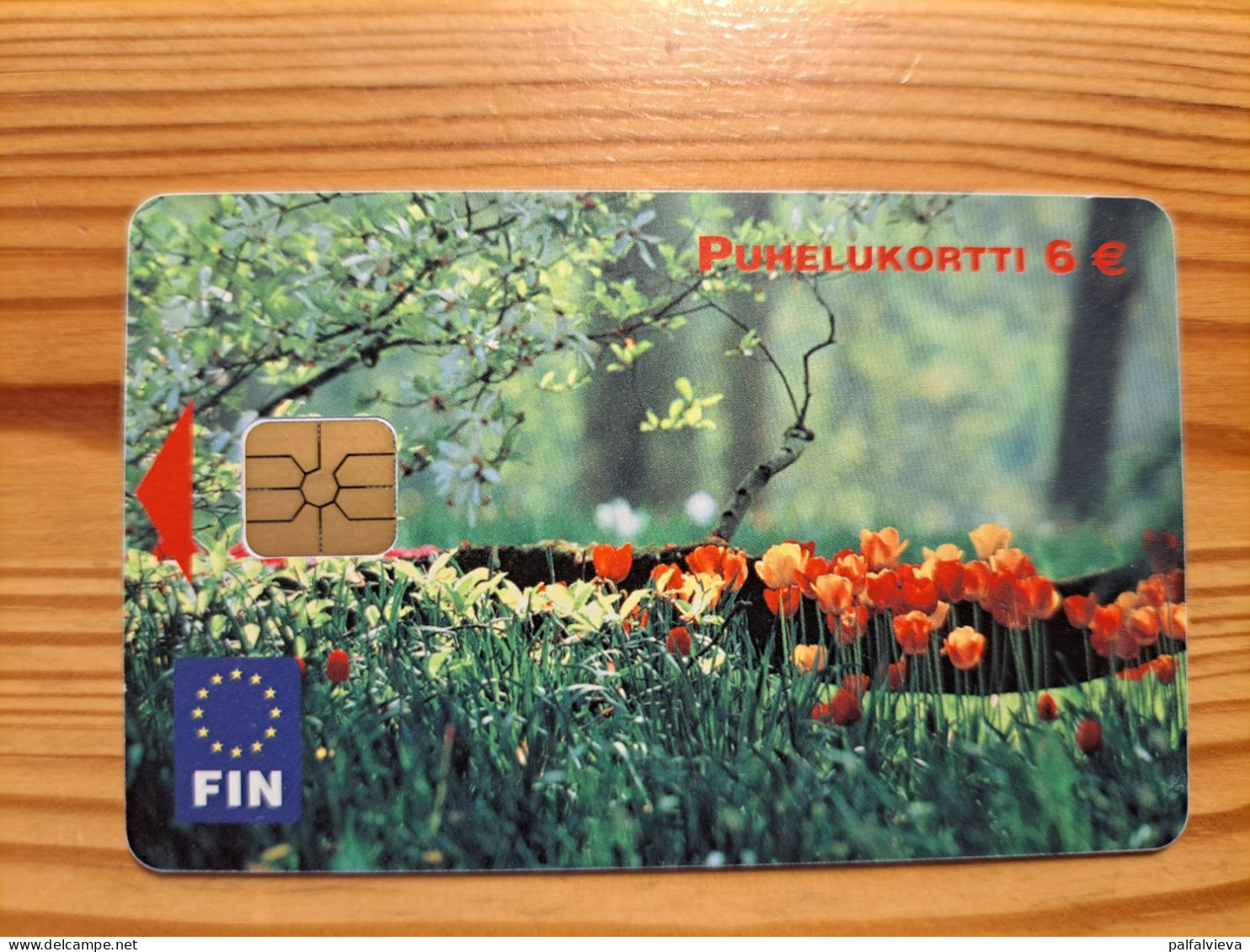 Phonecard Finland - Flower, Tulip - Finlande