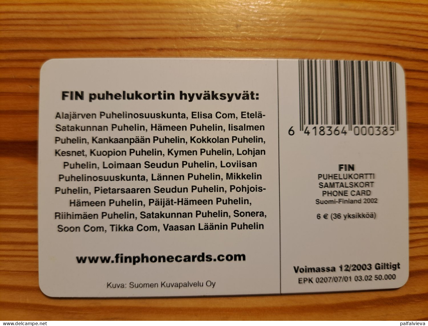 Phonecard Finland - Flower, Tulip - Finlandia