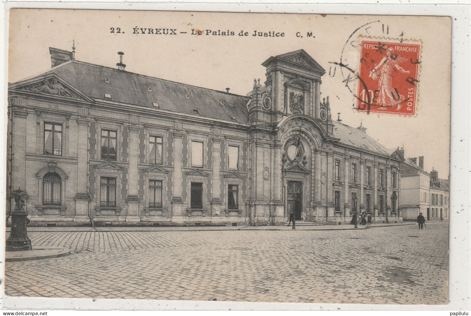 47 DEPT 27 : édit. C M N° 22 : Evreux Le Palais De Justice - Evreux