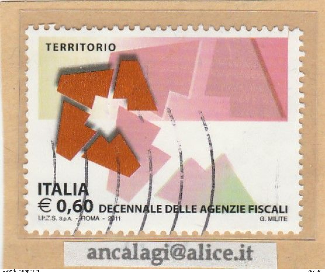 USATI ITALIA 2011 - Ref.1183 "AGENZIE FISCALI" 1 Val. - - 2011-20: Used
