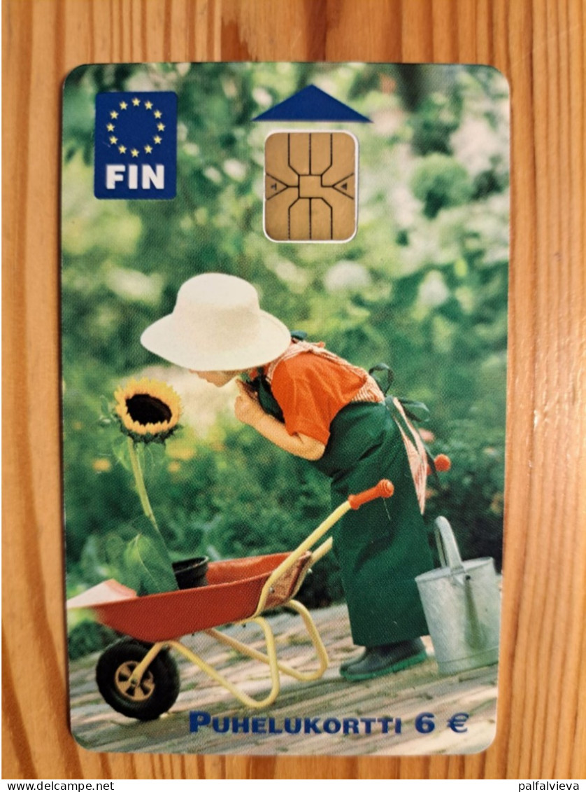 Phonecard Finland - Sunflower - Finland