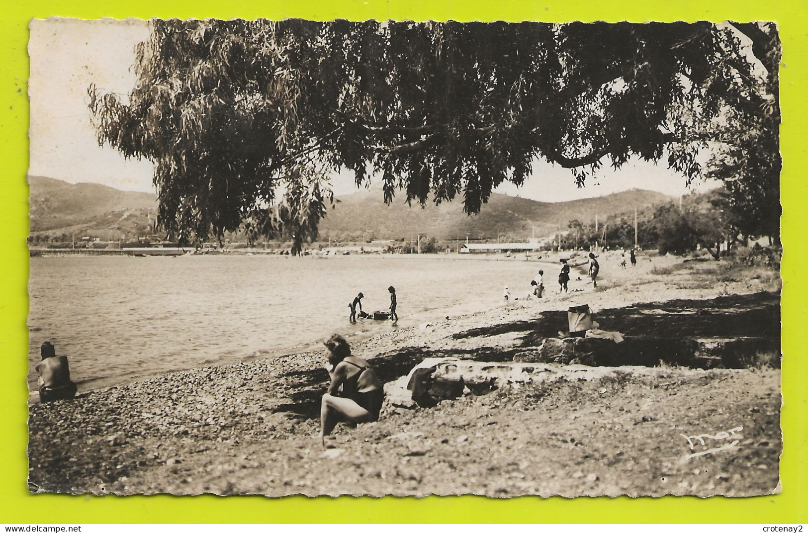 83 AGAY Vers Anthéor N°3877 La Plage Baignade En 1949 - Antheor