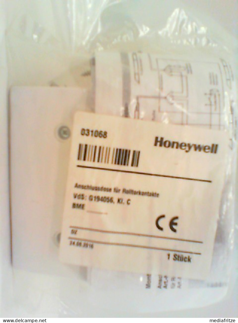 Honeywell/ Anschlussdose Für Rolltorkontakte- Zulassung: G194056, Klasse C,   Abmessungen (B X H X T) 100 X 6 - Other & Unclassified