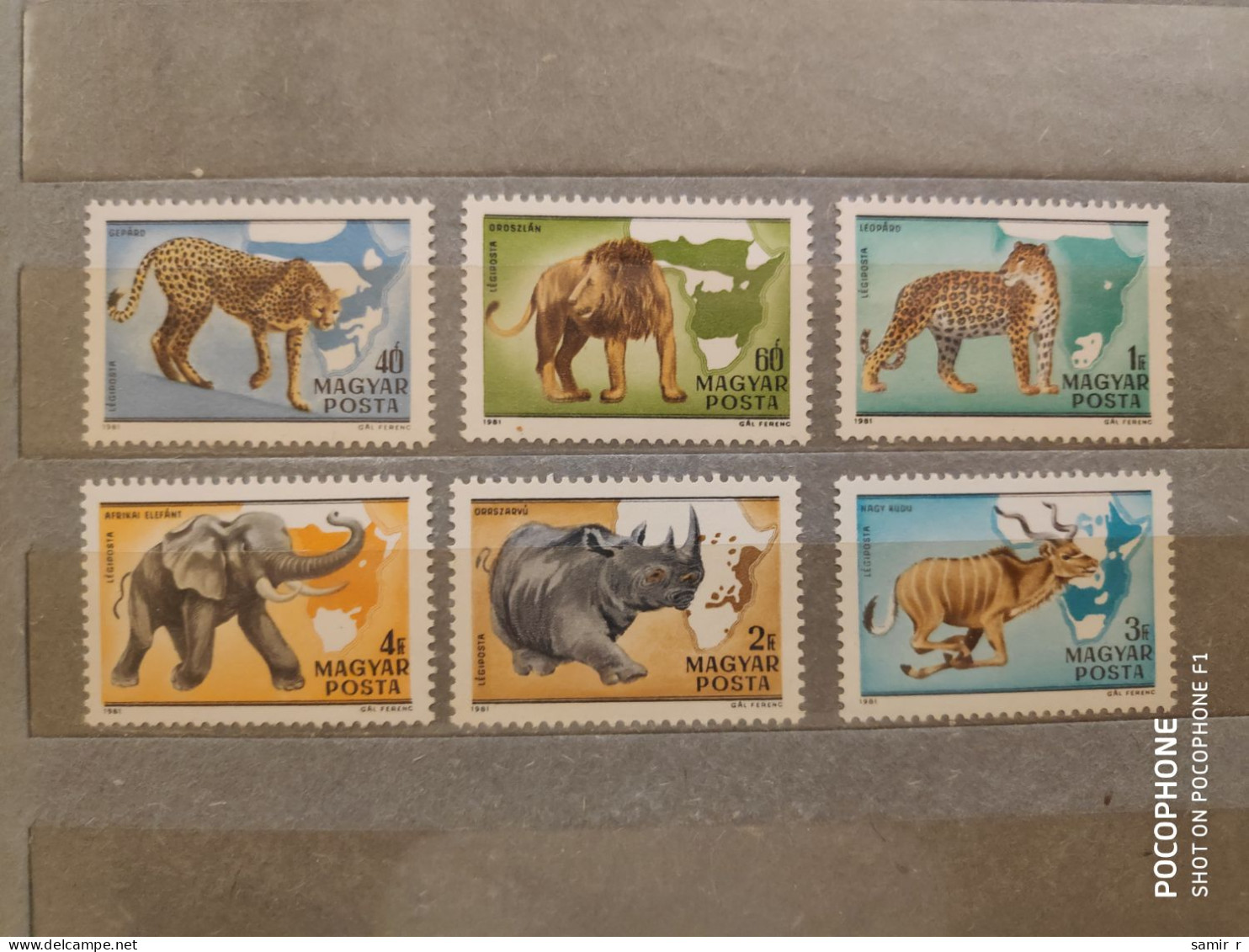 1981	Hungary	Animals (F91) - Ongebruikt