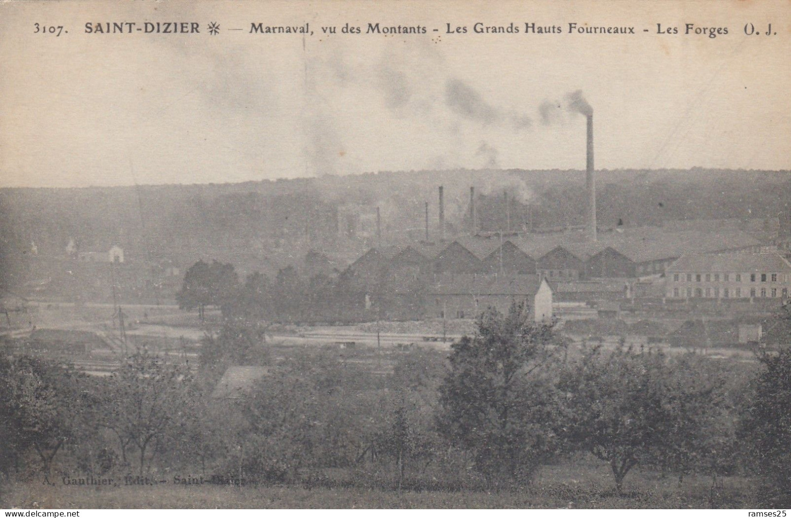 (266) CPA  Saint Dizier  Marnaval Vu Des Montans Les Forges - Saint Dizier