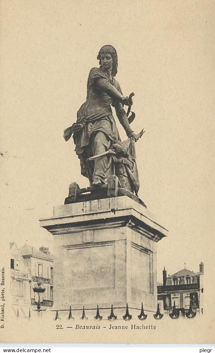 0-60057 01 14 - BEAUVAIS * - STATUE DE JEANNE HACHETTE - Beauvais