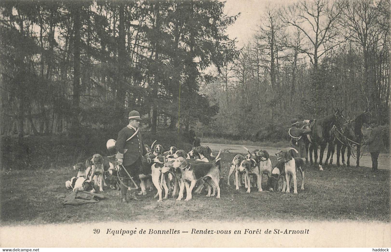 RAMBOUILLET : CHASSE A COURRE - EQUIPAGES DE BONNELLES - FORET DE ST ARNOULT - Rambouillet