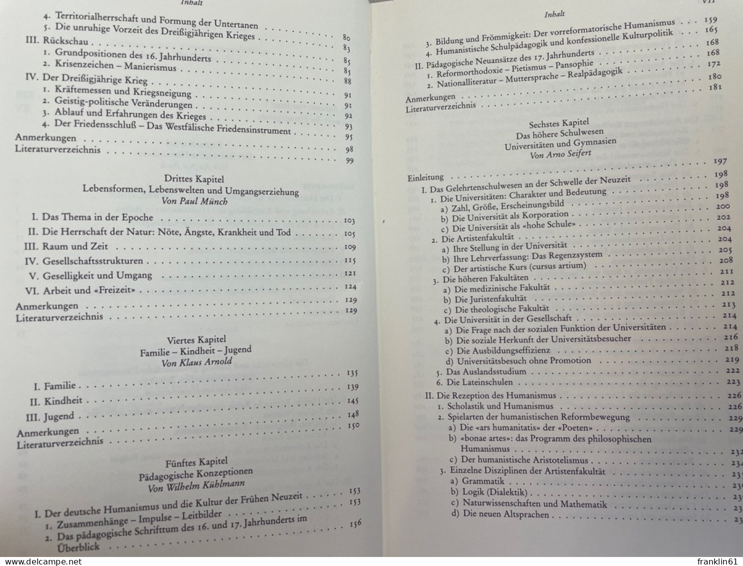 Handbuch Der Deutschen Bildungsgeschichte; Band 1., 15. - 17. Jahrhundert : Von Der Renaissance Und Der Reform - 4. 1789-1914