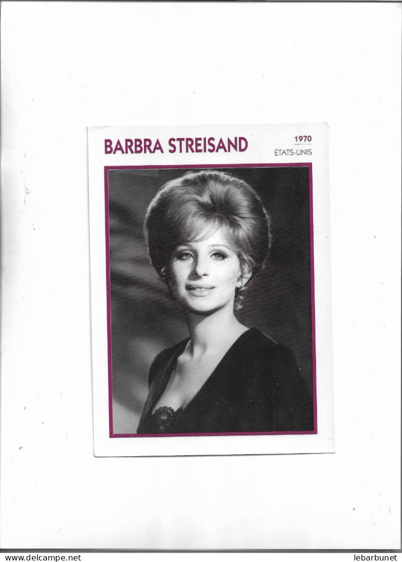 Portrait De Star De Cinéma Barbara Streisand - Ohne Zuordnung