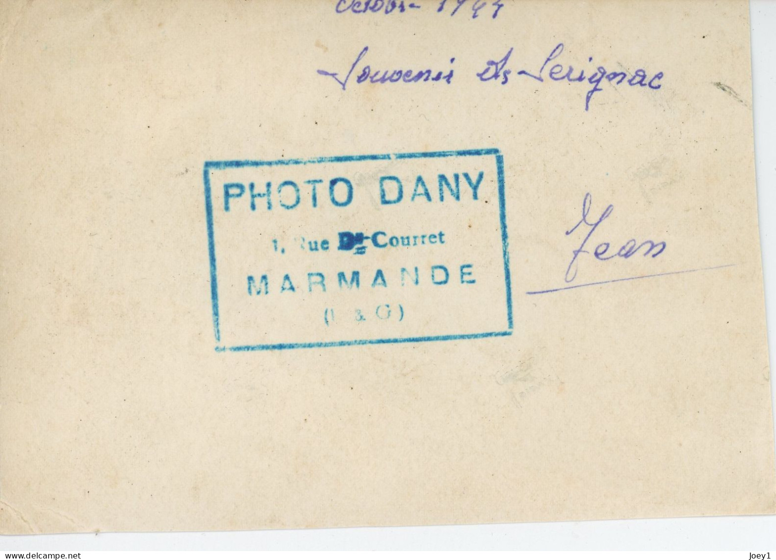 Photo FFI à Sérignac En Octobre 1944,Photo Dany Marmande Format 8/11 - Guerra, Militares