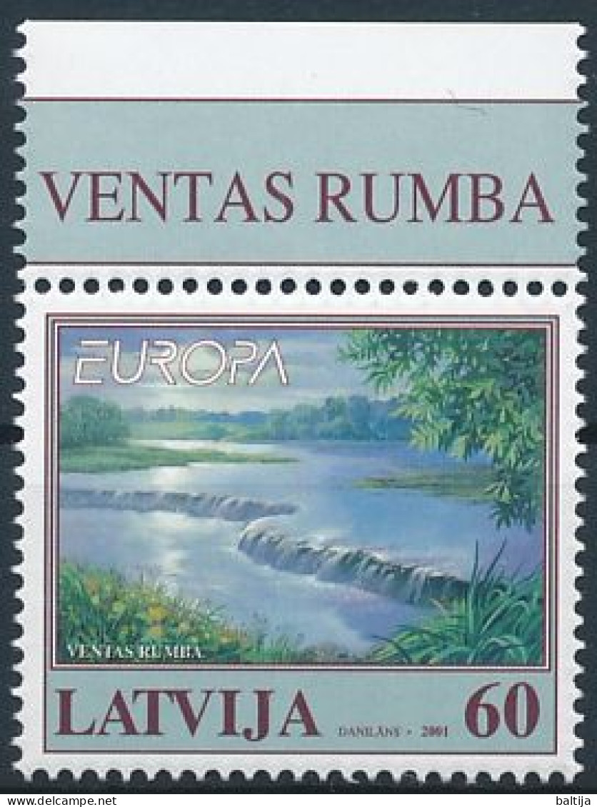 Mi 544 ** MNH / CEPT Europa, Life-giving Water, Venta Waterfall - Latvia