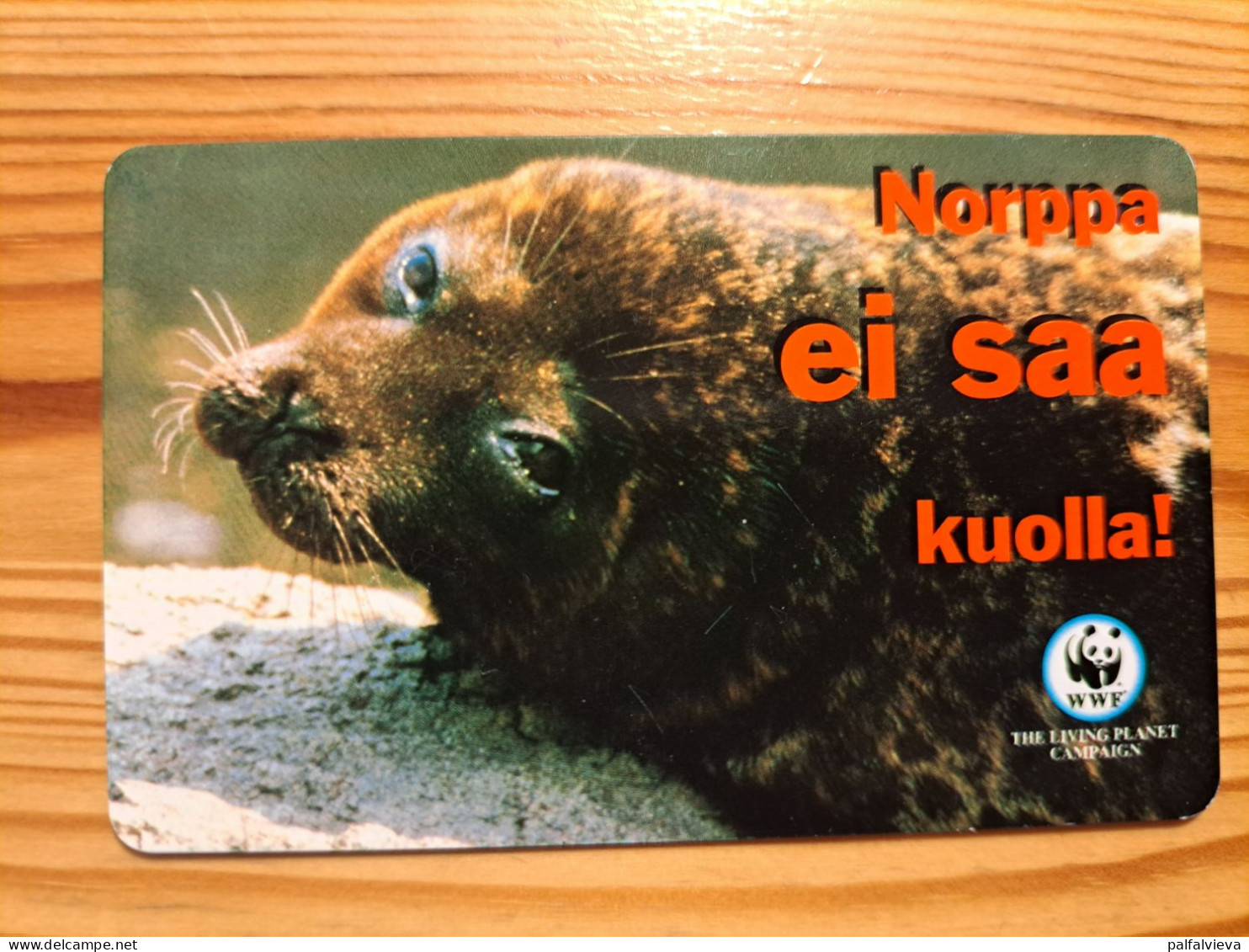 Phonecard Finland, HPY - WWF, Seal - Finland