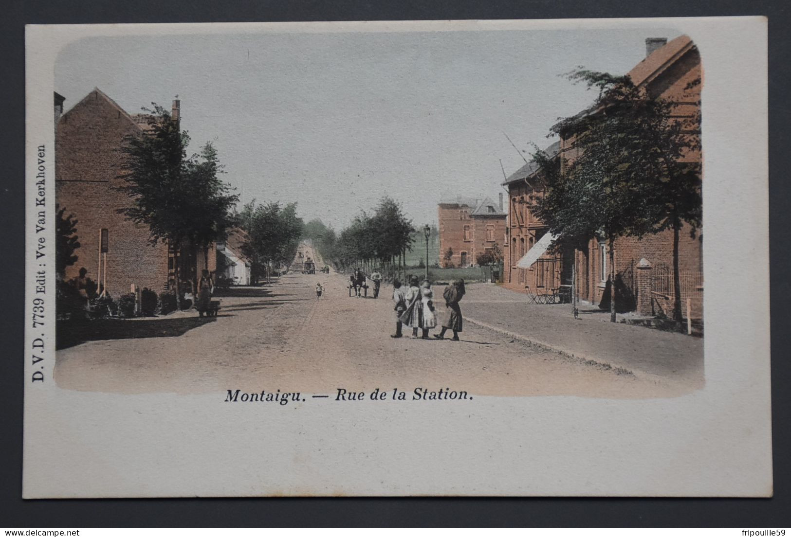 Montaigu - Rue De La Station - Ed. D.V.D. 7739 - Vve Van Kerkhoven - 1900! - Leuven