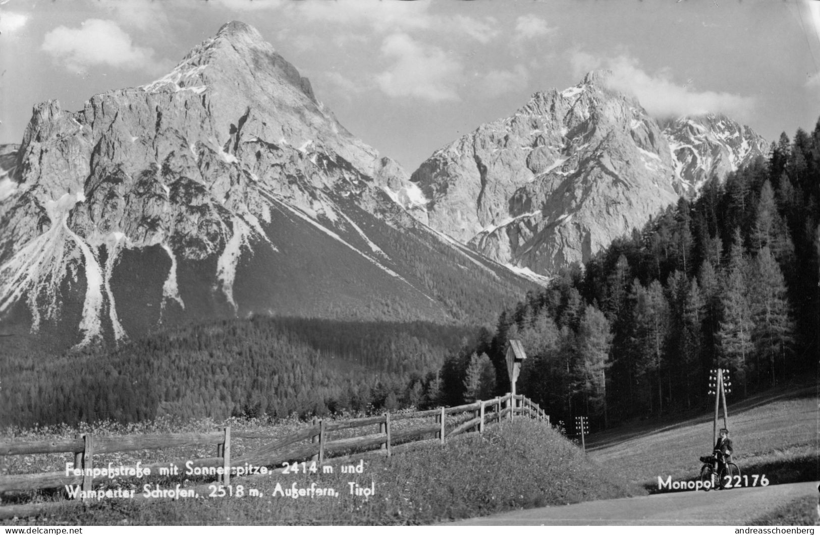 Fernpaßstrasse Mit Sonnenspitze Und Wamperter Schrofen - Imst