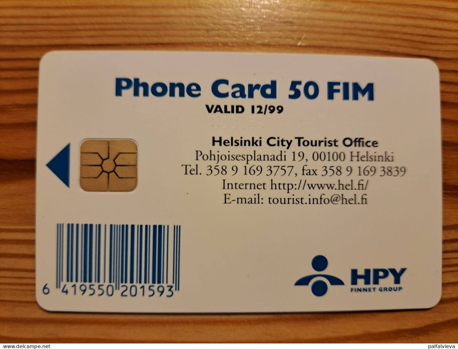 Phonecard Finland, HPY - Helsinki, Sailing Ship - Finnland
