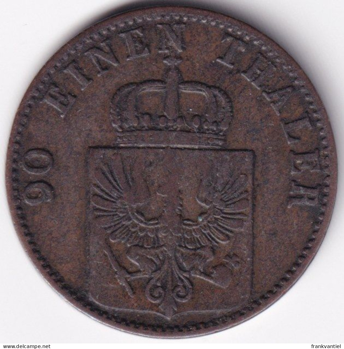 Preussen / Prussia KM-483 4 Pfennig 1865 - Groschen & Andere Kleinmünzen