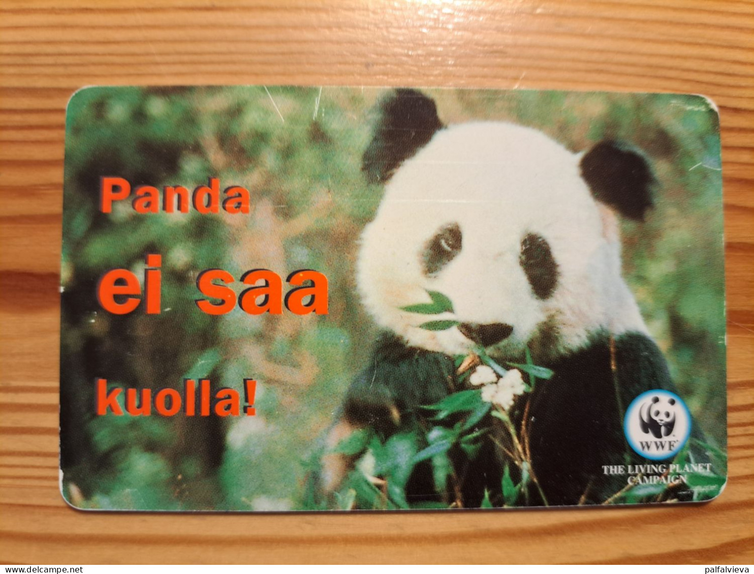 Phonecard Finland, HPY - WWF, Panda - Finlandia