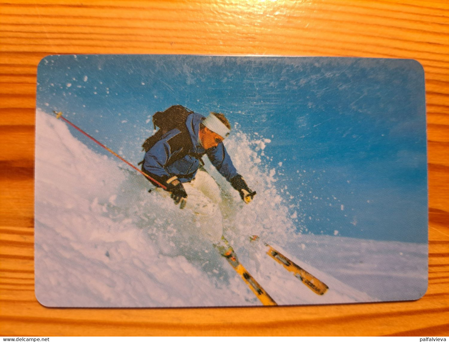 Phonecard Finland, Elisa - Skiing - Finland