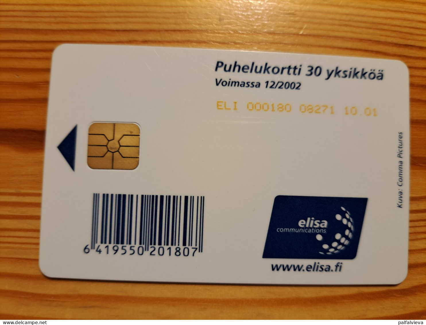 Phonecard Finland, Elisa - Skiing - Finlande