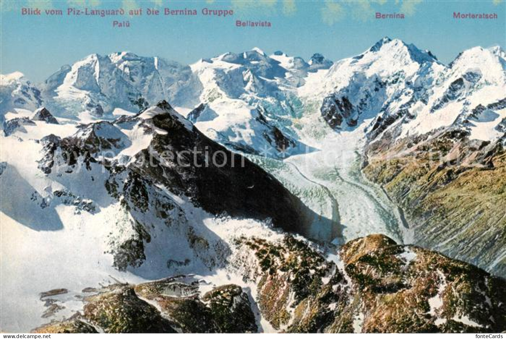 13824654 Berninagruppe GR Blick Vom Piz Languard  - Autres & Non Classés