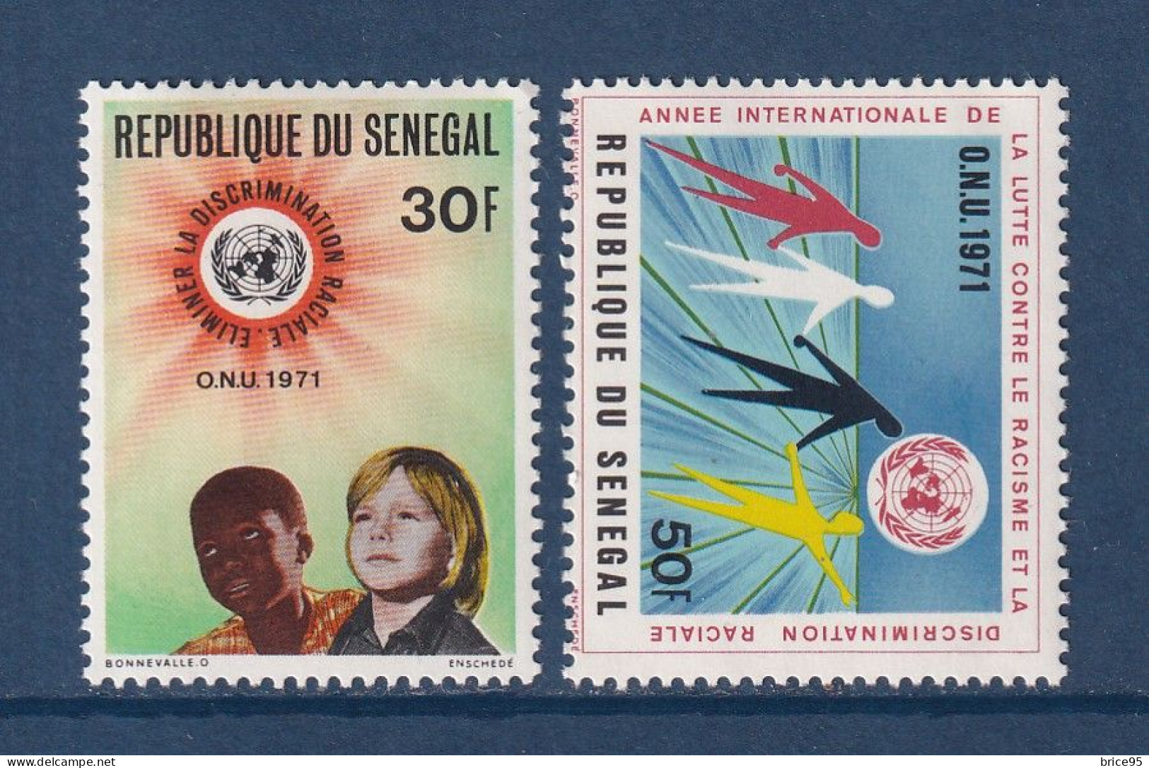 Sénégal - YT N° 345 Et 346 ** - Neuf Sans Charnière - 1971 - Sénégal (1960-...)