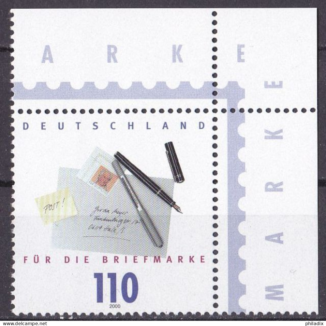 BRD 2000 Mi. Nr. 2148 **/MNH Eckrand (BRD-1-3) - Unused Stamps