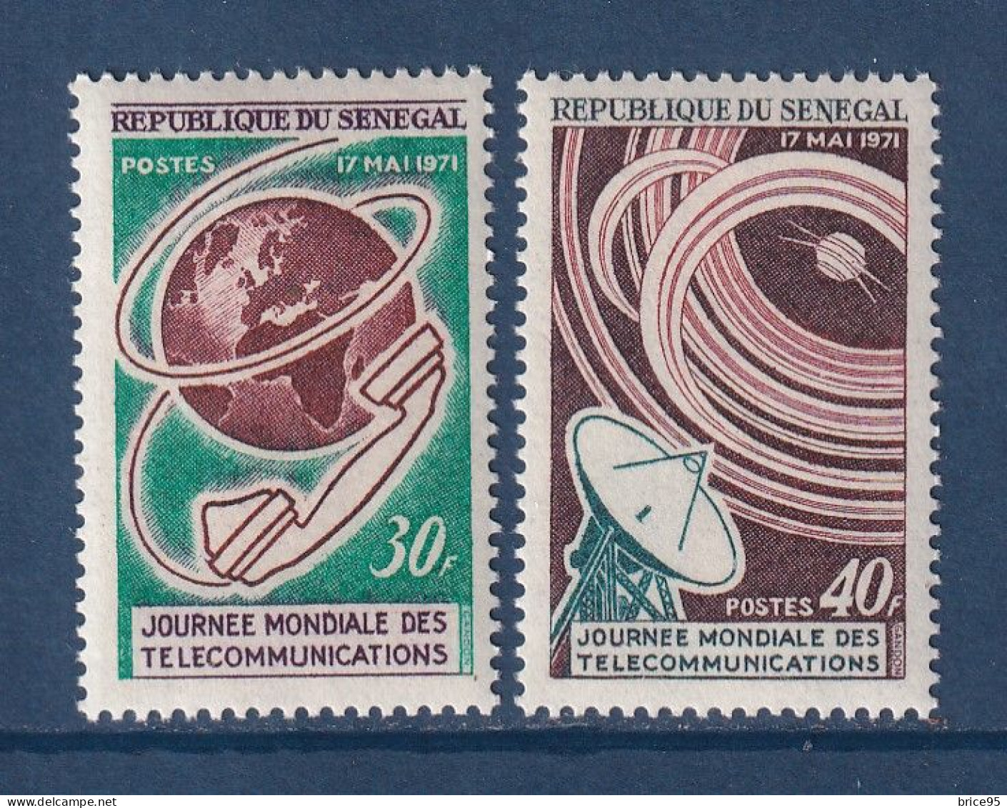 Sénégal - YT N° 347 Et 348 ** - Neuf Sans Charnière - 1971 - Sénégal (1960-...)