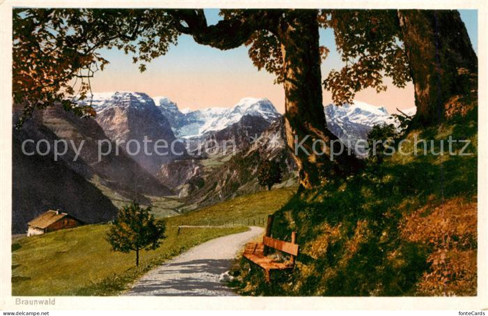 13823892 Braunwald GL Panorama Braunwald GL - Autres & Non Classés