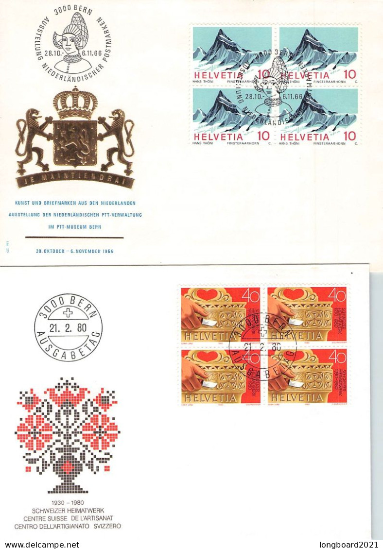 SCHWEIZ - Sammlung 19 FDC zwischen 1965-1980 / 6314