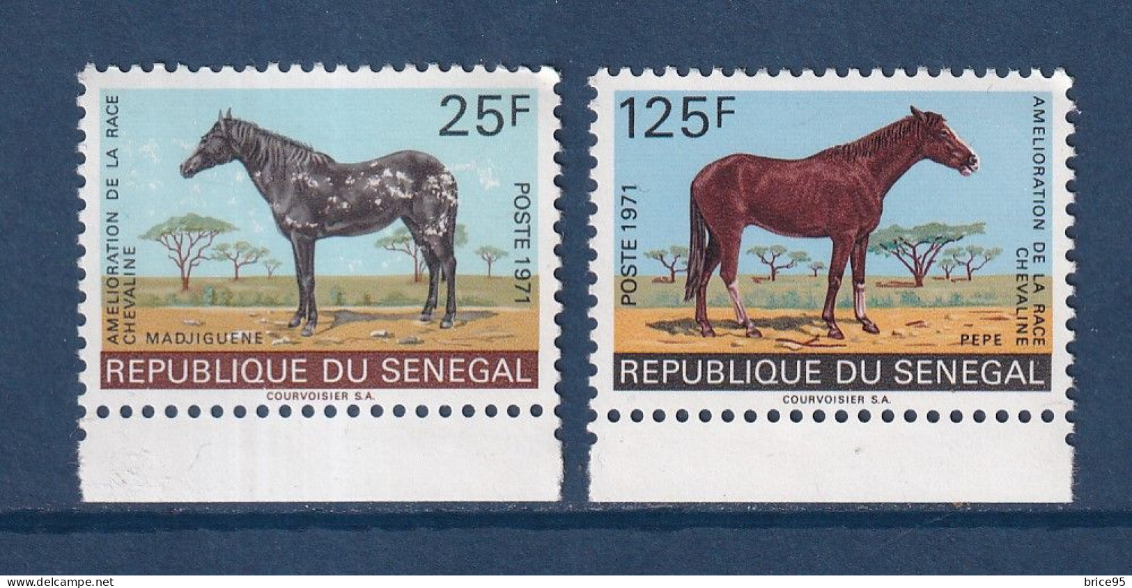 Sénégal - YT N° 349 Et 350 ** - Neuf Sans Charnière - 1971 - Senegal (1960-...)