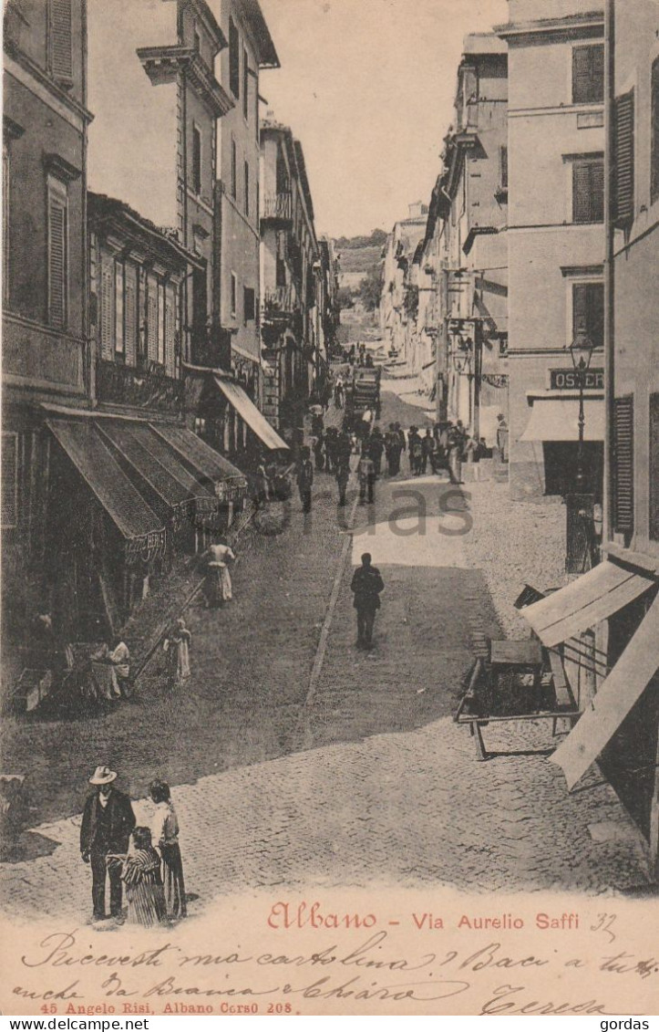 Italy - Albano - Via Aurelio Saffi - Andere Monumente & Gebäude