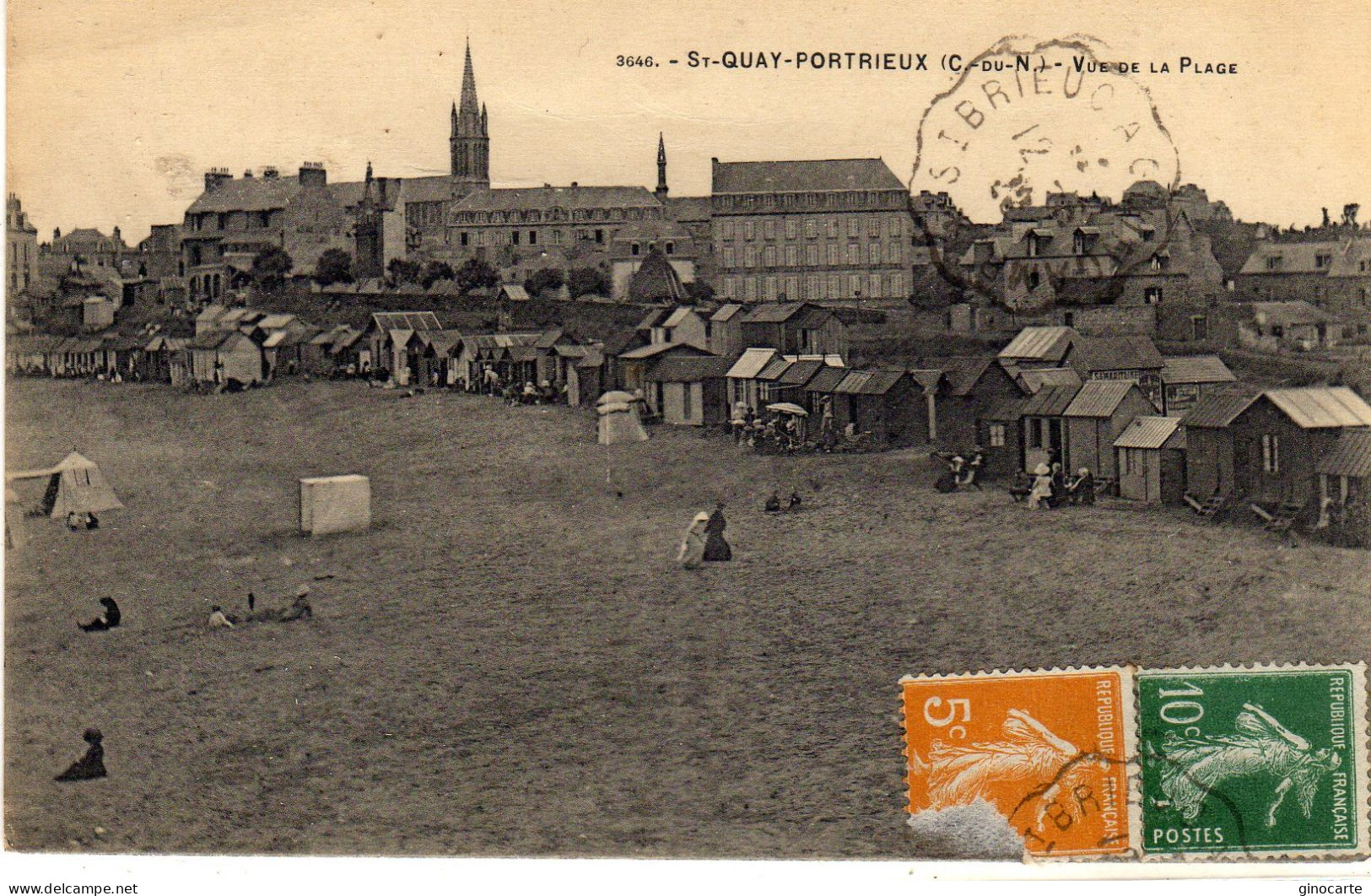 St Saint Quay Portrieux Vue De La Plage - Saint-Quay-Portrieux