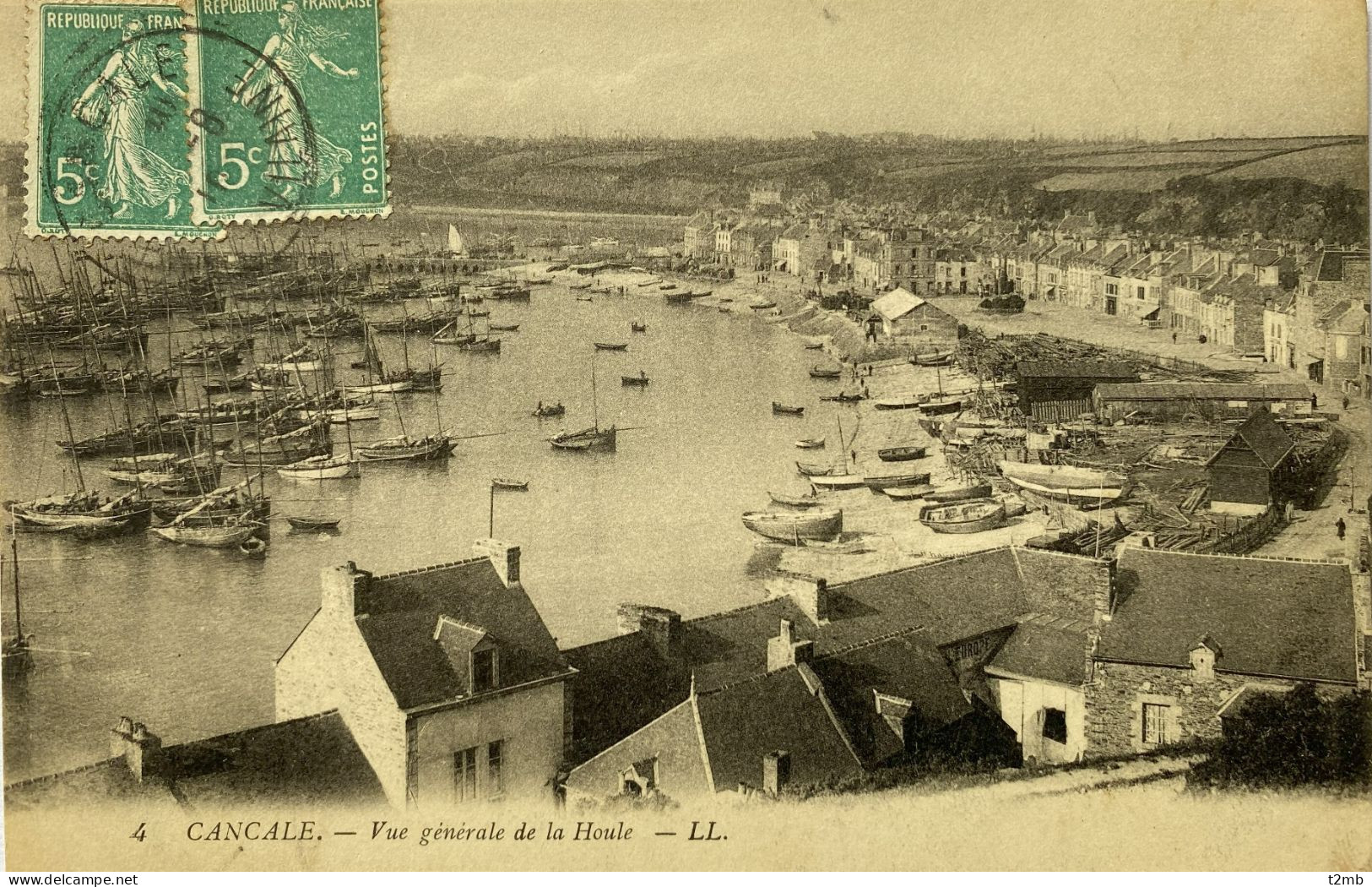 CPA CANCALE (Ille Et Vilaine) - Vue Générale De La Houle (n°4) - Cancale