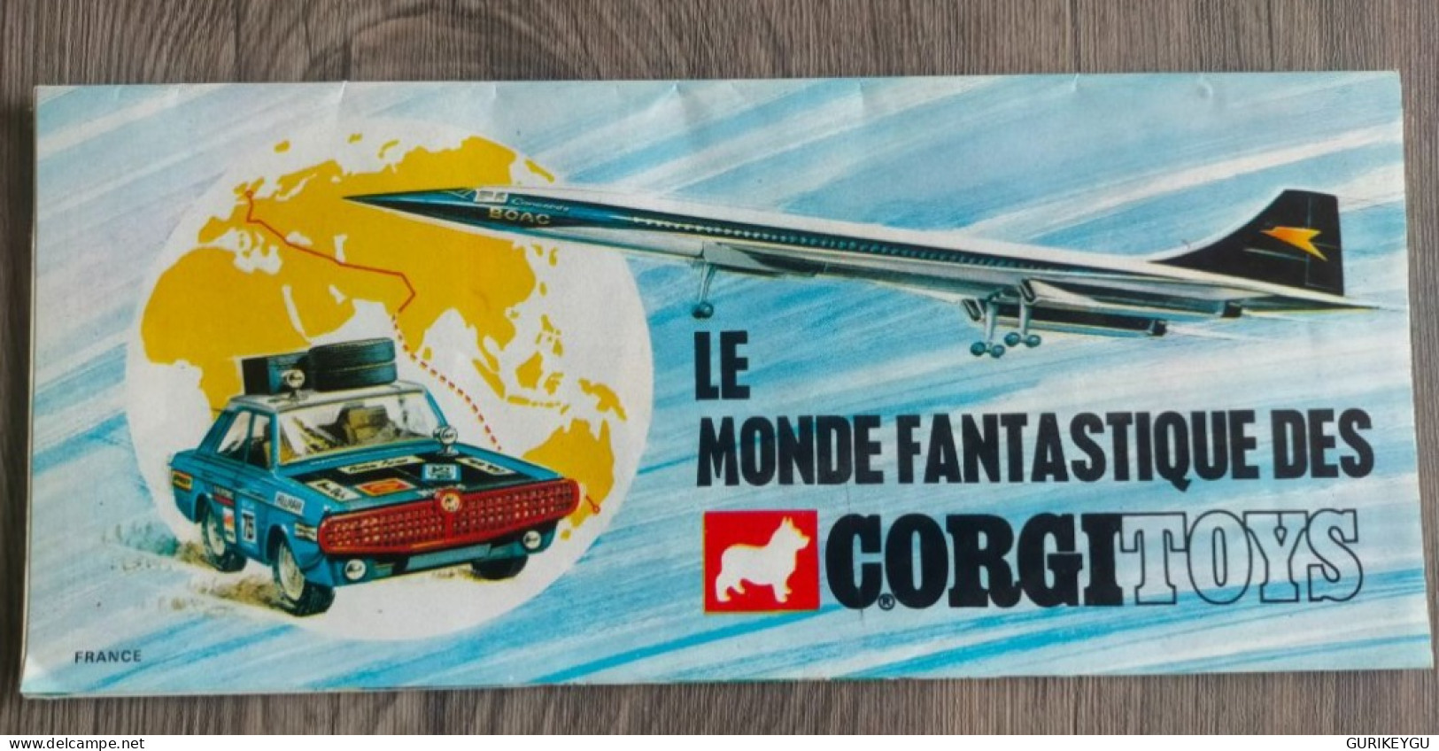 Catalogue Dépliant Le Monde Fantastique Des CORGI TOYS JAMES BOND DAKTARI BATMAN 1968 Voiture OUI-OUI TTBE - Sonstige & Ohne Zuordnung