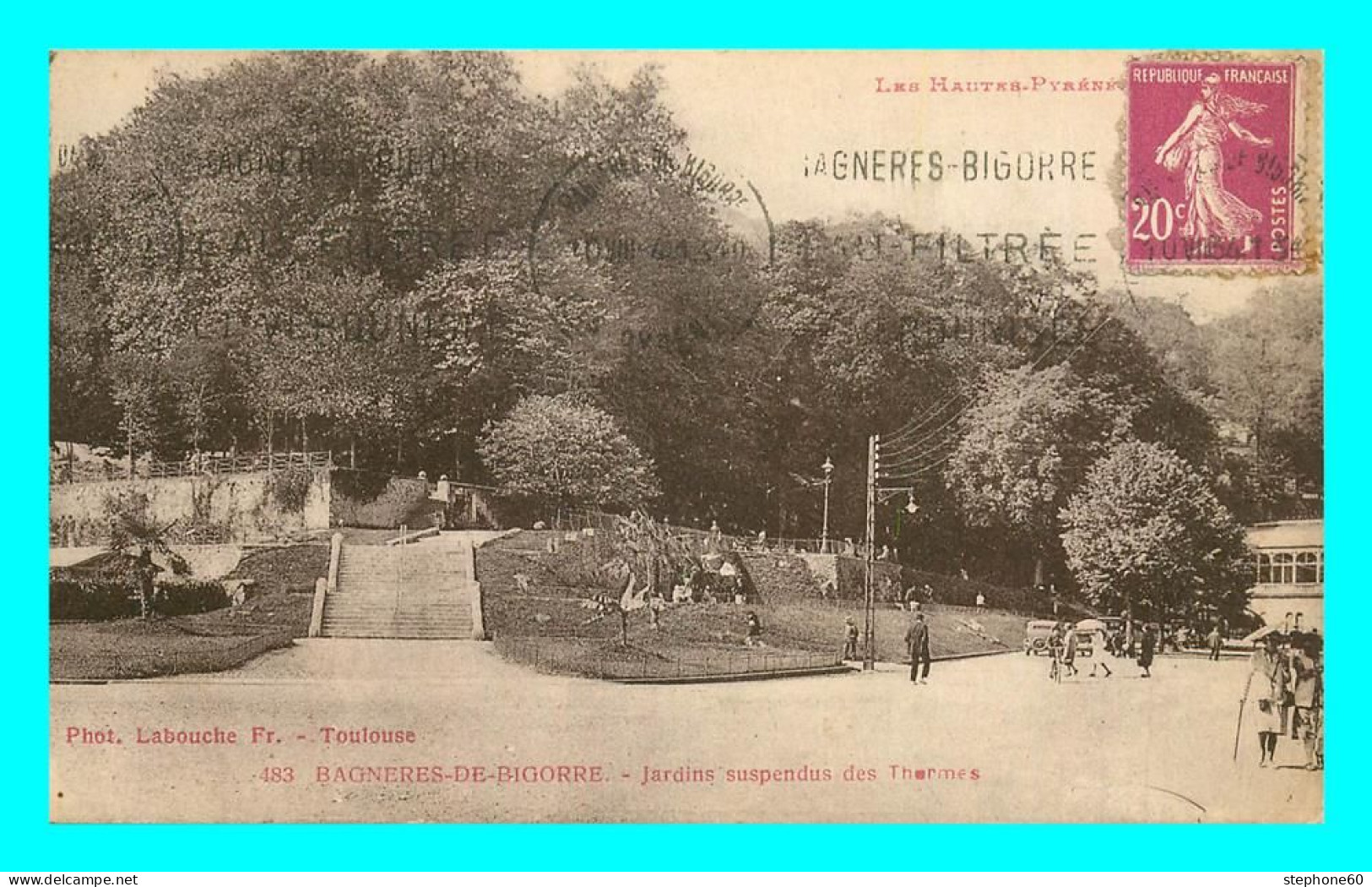 A807 / 235 65 - BAGNERES DE BIGORRE Jardins Suspendus Des Thermes - Bagneres De Bigorre