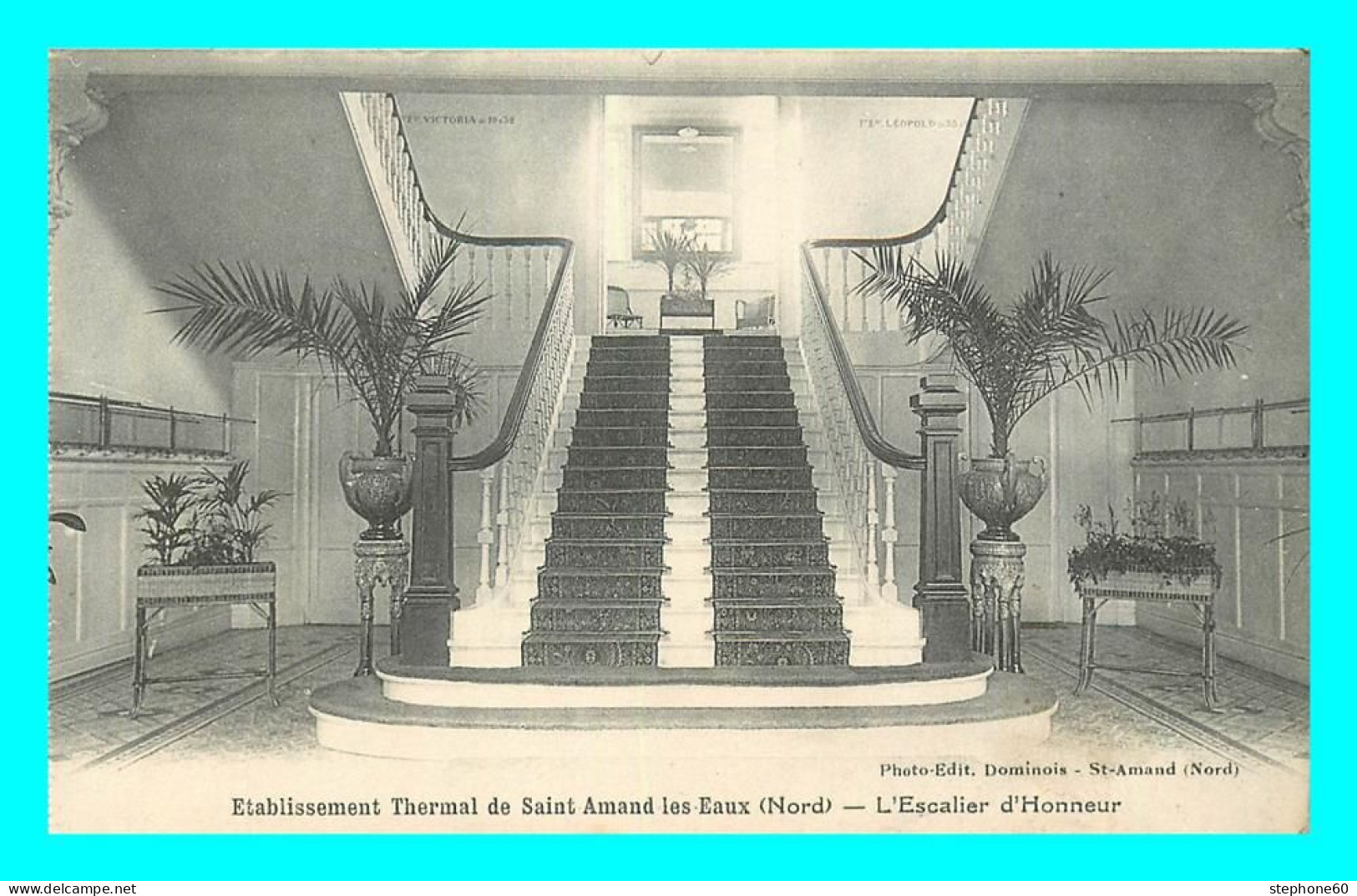 A807 / 399 59 - SAINT AMAND LES EAUX Etablissement Thermal Escalier D'honneur - Saint Amand Les Eaux