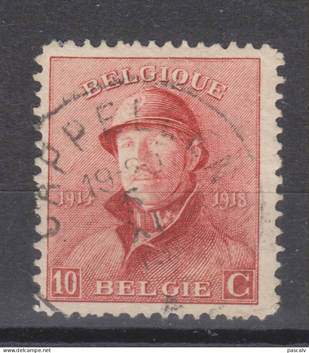 COB 168 Oblitération Centrale CAPPELLEN - 1919-1920 Behelmter König