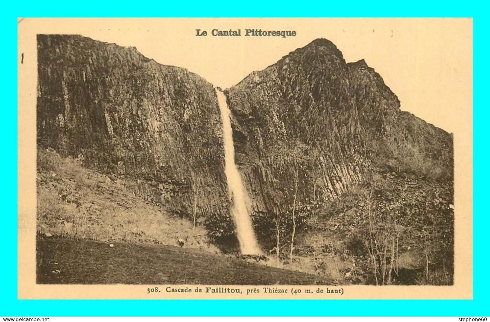 A805 / 331 15 - Cascade De Faillitou Pres Thiezac - Autres & Non Classés